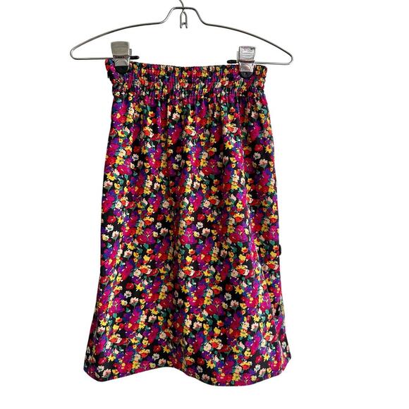 Valentino Skirt Women’s size 6 Vintage Floral Elastic Waist Made in Italy - Picture 2 of 8